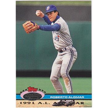 1991 Topps Stadium Club ~A.L. All Star~ #5 Roberto Alomar Baseball Card - Hall Of Famer