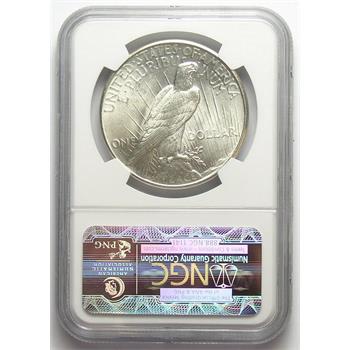 Brilliant Uncirculated NGC Slabbed MS-63 1925 Silver Peace Dollar
