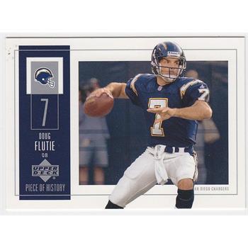2002 Upper Deck ~Piece Of History~ #80 Doug Flutie Football Card