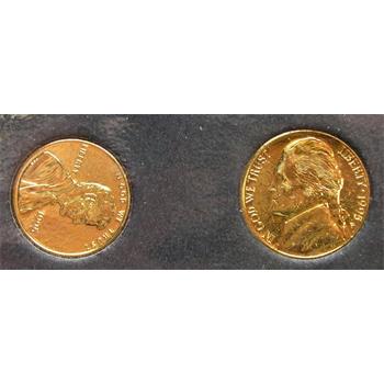 1995: A Year to Remember - 5 Piece Gold Plated Coin Set