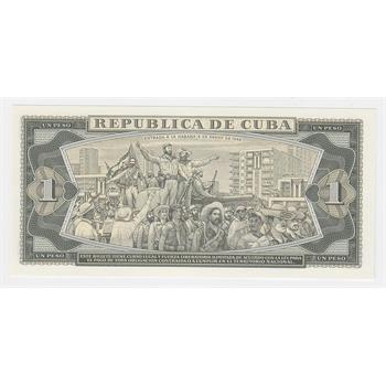 Uncirculated 1979 Cuban Peso Note - Banco Nacional De Cuba