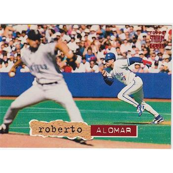 1994 Topps Stadium Club #10 Roberto Alomar Baseball Card - Hall Of Famer