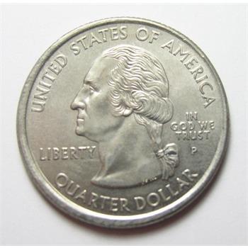 Rare Mint Error 2007-P Broadstruck Utah State Quarter, Partially Reeded Edge