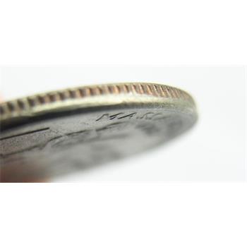 Rare Mint Error - Broadstrike Off Center  2000-P Massachusetts State Quarter with Thick Planchet