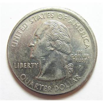 Rare Mint Error Broadstrike 2002-P Tennessee Quarter, Missing Reeded Edge
