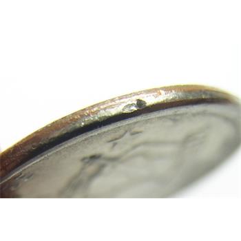 Rare Mint Error Broadstrike 2002-P Tennessee Quarter, Missing Reeded Edge