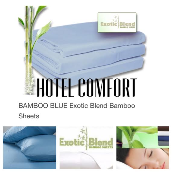Hotel Comfort Exotic Blend Bamboo Sheet Set Soft Cozy Breeze Queen