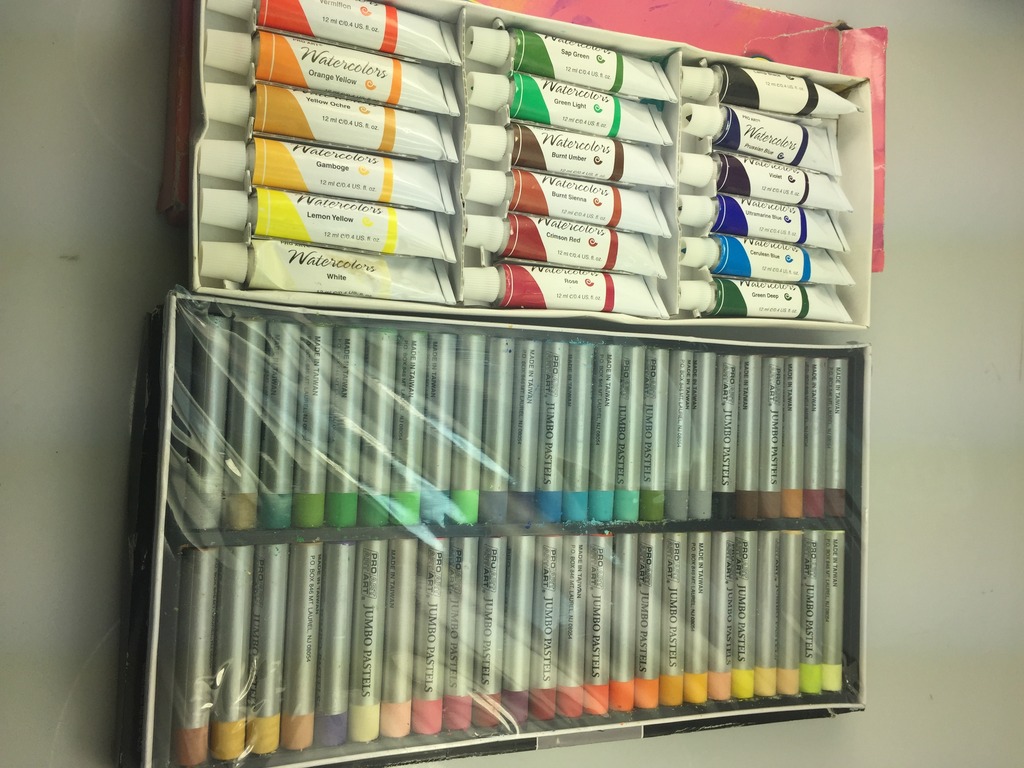 Pro Art Watercolors & Jumbo Oil Pastels | Property Room