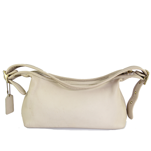 Vintage Coach 9059 Ivory Legacy Small Hobo Shoulder Bag | Property 