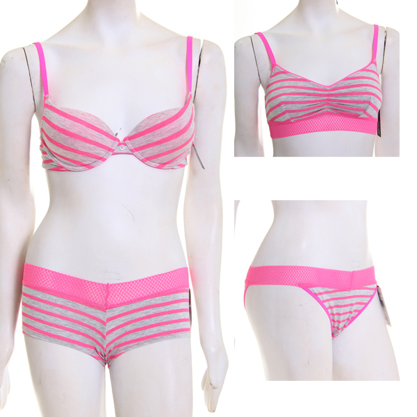 Splendid Intimates Color Splash Uplift 4 piece Underwire Bra (34 A) and