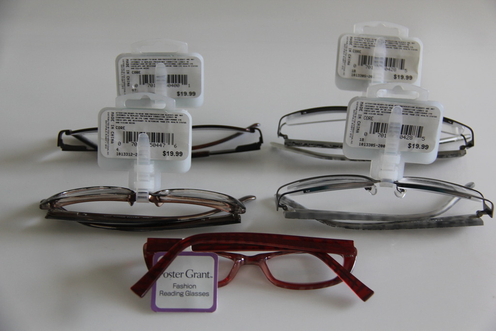 Foster Grants Reading Glasses 5 Pieces +2.00 Strength Retail Value 99.55 Property Room