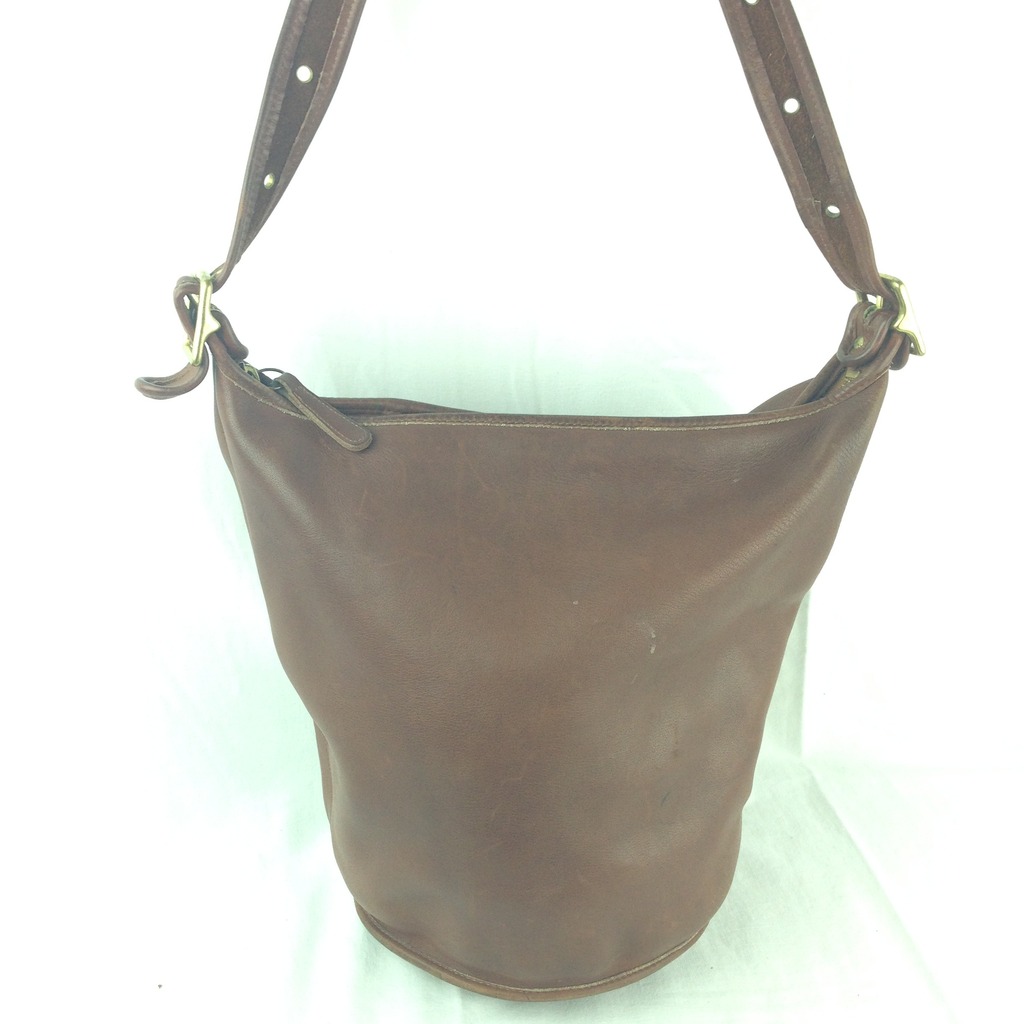 Coach Brown Leather Duffle Bag Property Room