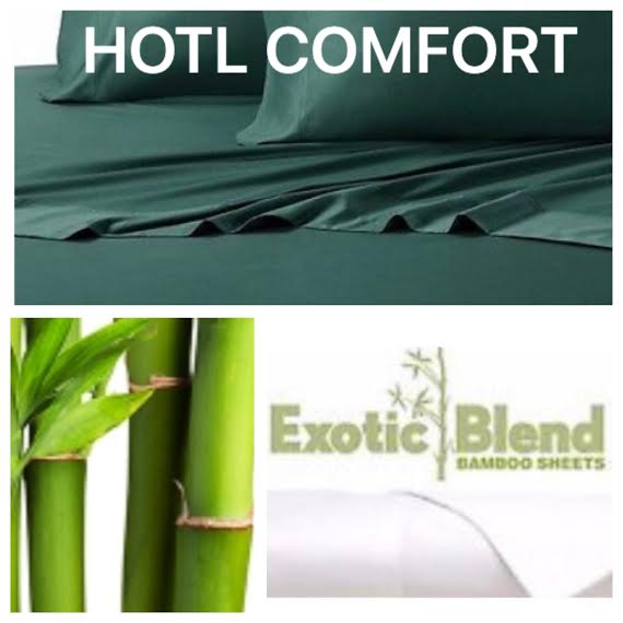 Hotel Comfort Exotic Blend Bamboo Sheet Set Soft Cozy Breeze KING SIZE