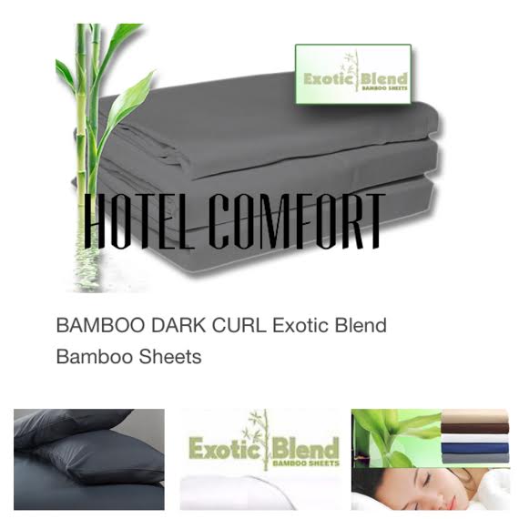 Hotel Comfort Exotic Blend Bamboo Sheet Set Soft Cozy Breeze KING SIZE
