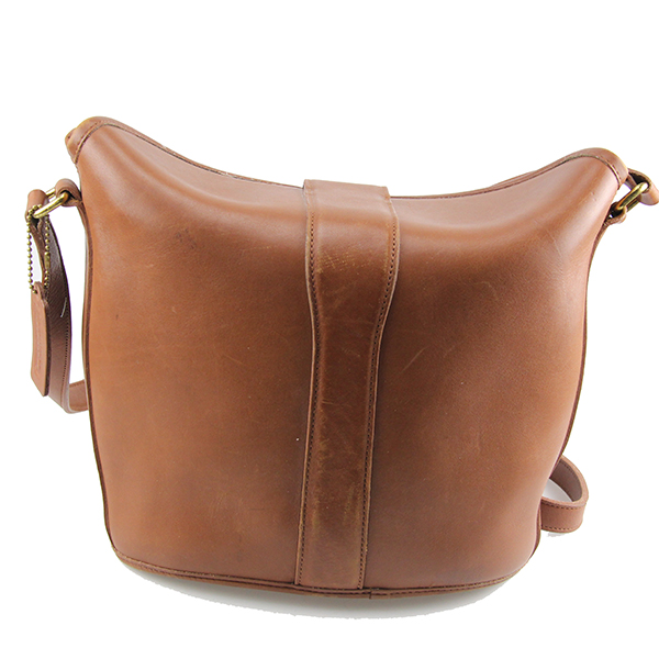 COACH Nottingham British Tan Leather Cross Body Bag 9948/Cognac