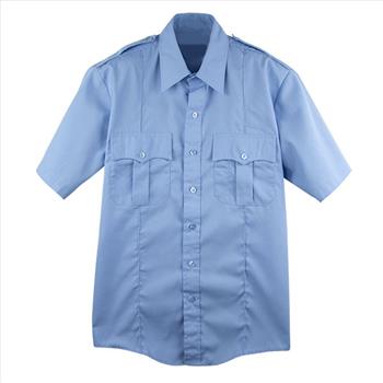 Rapier Light Blue Uniform Dress Shirt, Size 16.5R