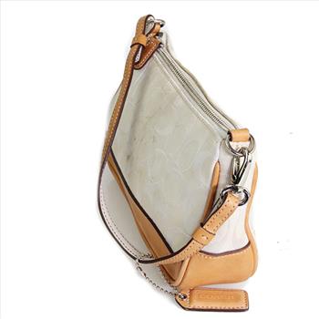 Coach Signature Mini Purse Baguette Pouch Bag 6094