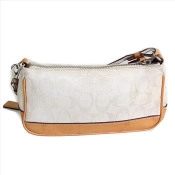 Coach Signature Mini Purse Baguette Pouch Bag 6094