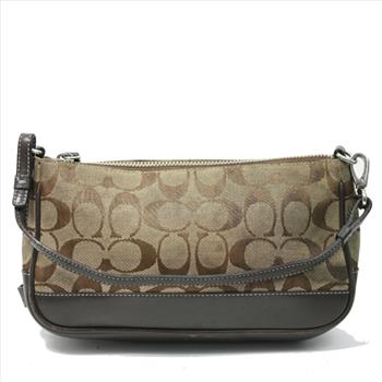 Coach Signature Mini Purse Baguette Pouch Bag 6094