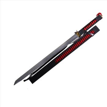Hand MadeCarbon Steel Ninja Sword Red & Black