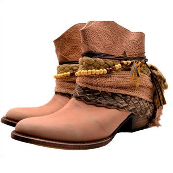 Freebird By Steven Diva Acquisition Mezcal Ankle Boot Peach Size 9 $750