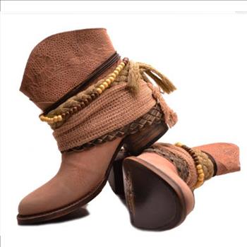 Freebird By Steven Diva Acquisition Mezcal Ankle Boot Peach Size 9 $750