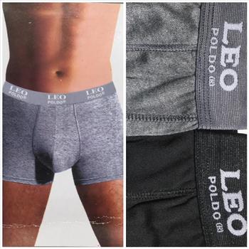 Leo Poldo Comfort 100% Cotton Boxer Briefs 3 -pair Size XL/38