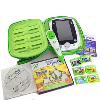 Leap Frog Pad and Animated Books, 9 Pieces