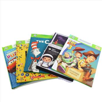 Leap Frog Pad and Animated Books, 9 Pieces