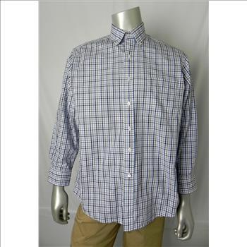 CLUB ROOM Men's Regular Fit Long Sleeve Dress Shirt Size 16 32/33 Retail $52.50