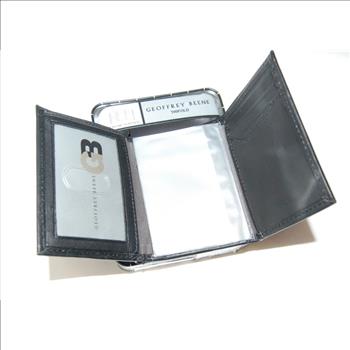 Geoffrey Beene New Men's Leather Trifold Wallet  
