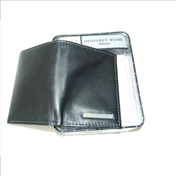 Geoffrey Beene New Men's Leather Trifold Wallet  