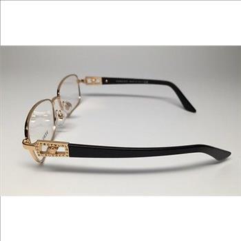 Versace Mod. 1216-B 1002 Black / Gold Medusa Head Frames Eyeglasses 54mm - 166