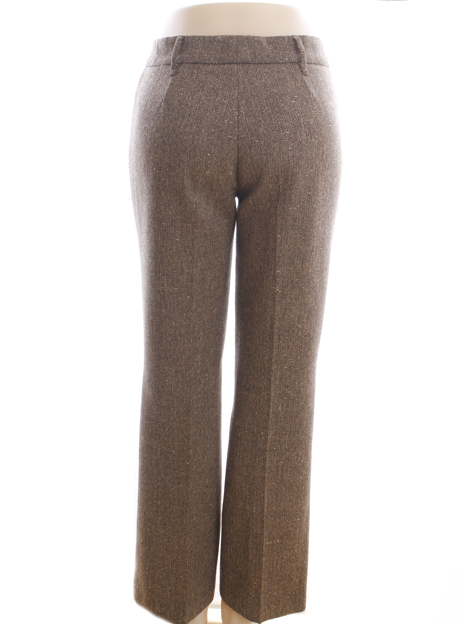 Cambio Modern Classics Brown Tweed Pants See Measurements Property Room