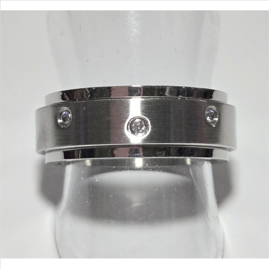 No Reserve Simulated Diamond Band Ring Size 7