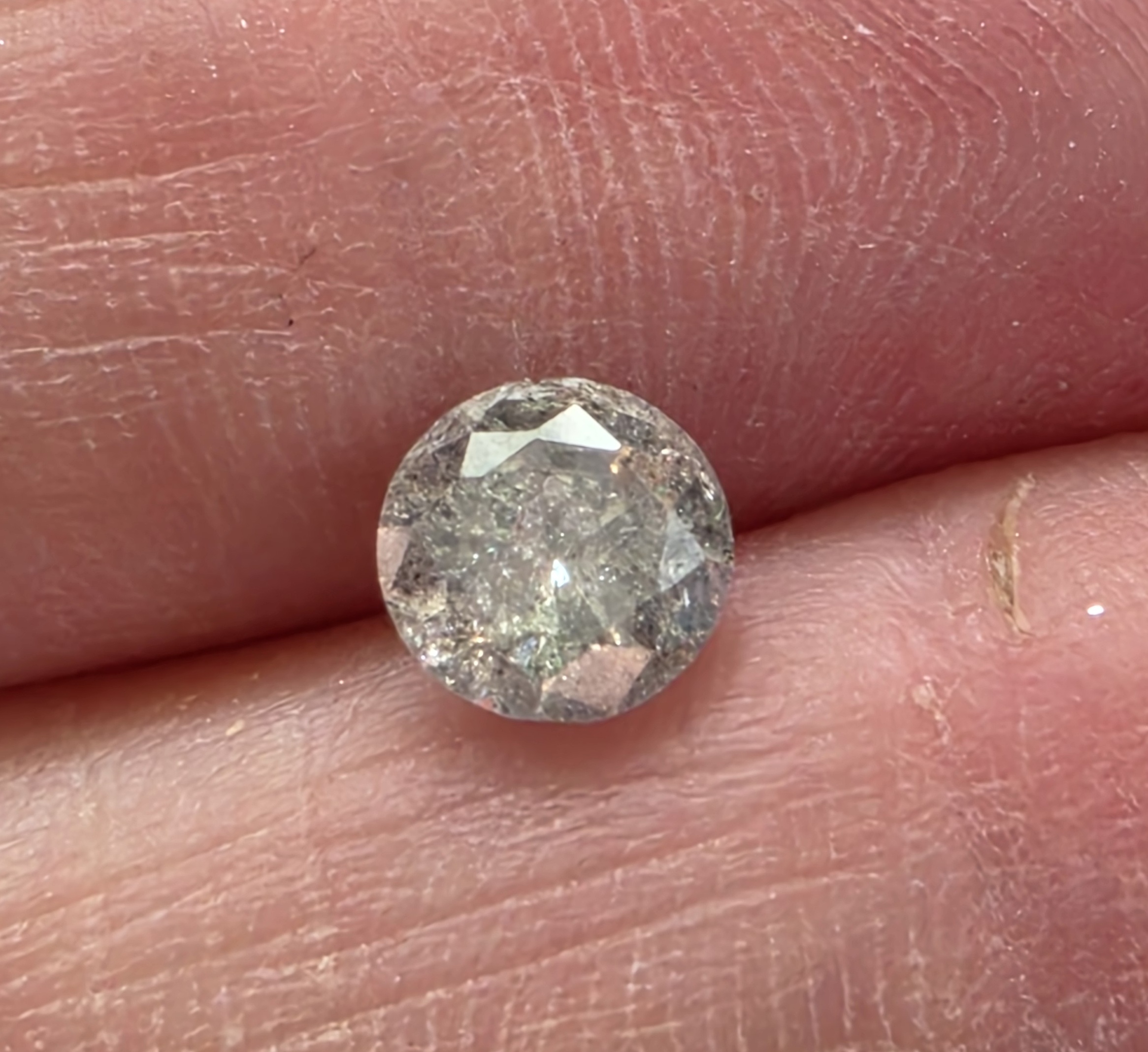 No Reserve .75 ct Natural Diamond Round Cut Loose Gemstone