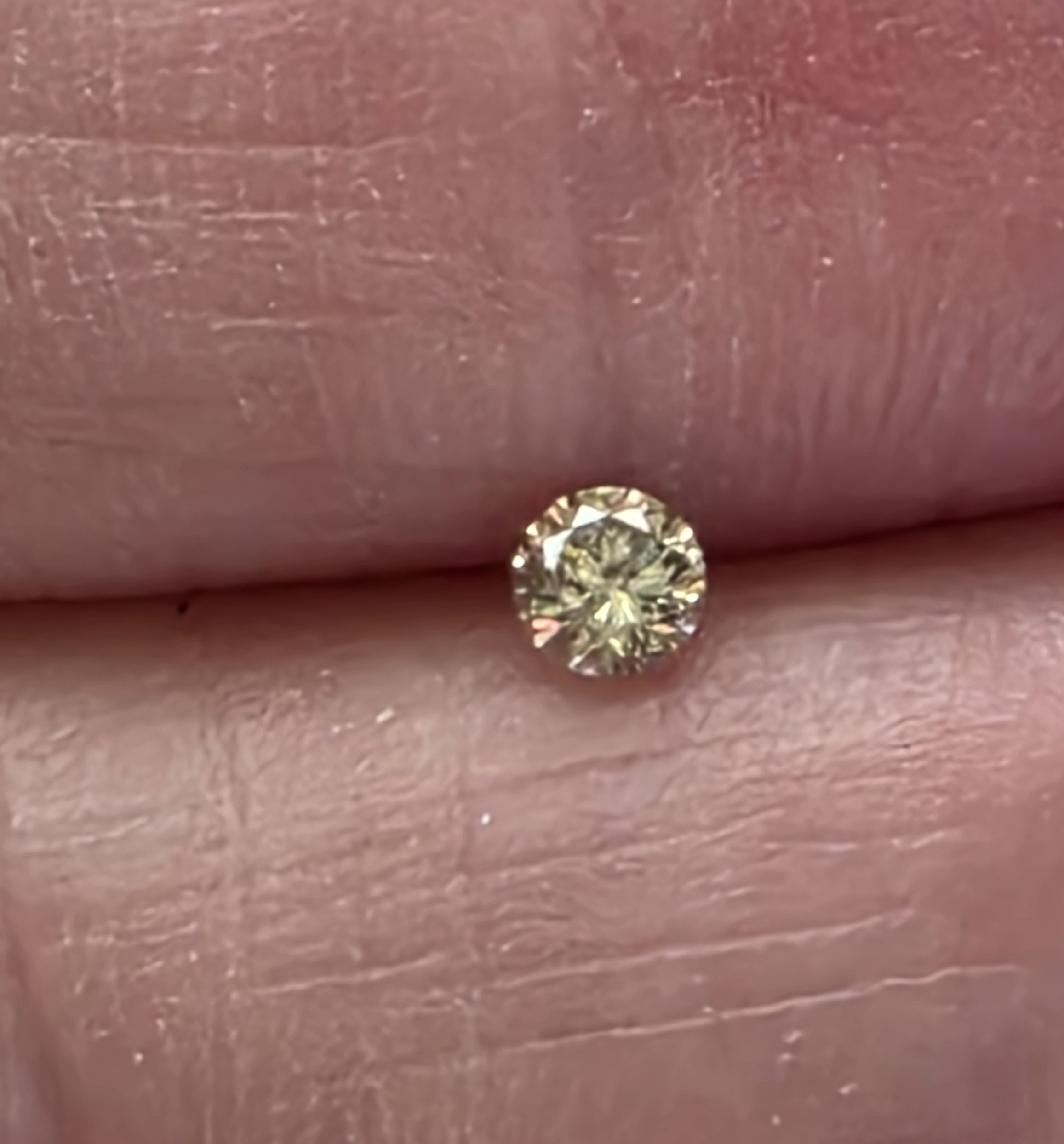 No Reserve .11 ct Natural Diamond Princess Cut Loose Gemstone