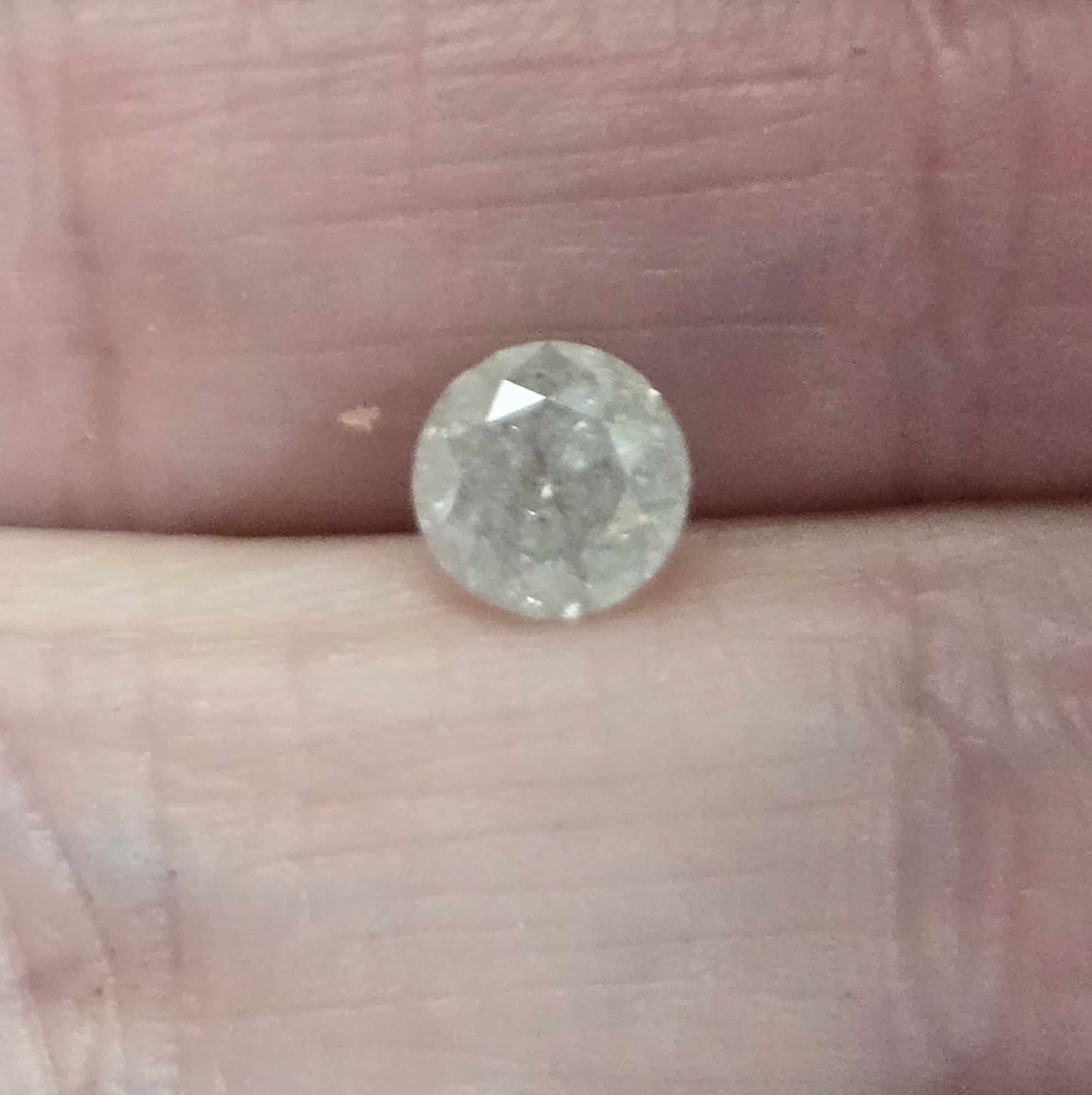 No Reserve .85 ct Natural Diamond Round Cut Loose Gemstone