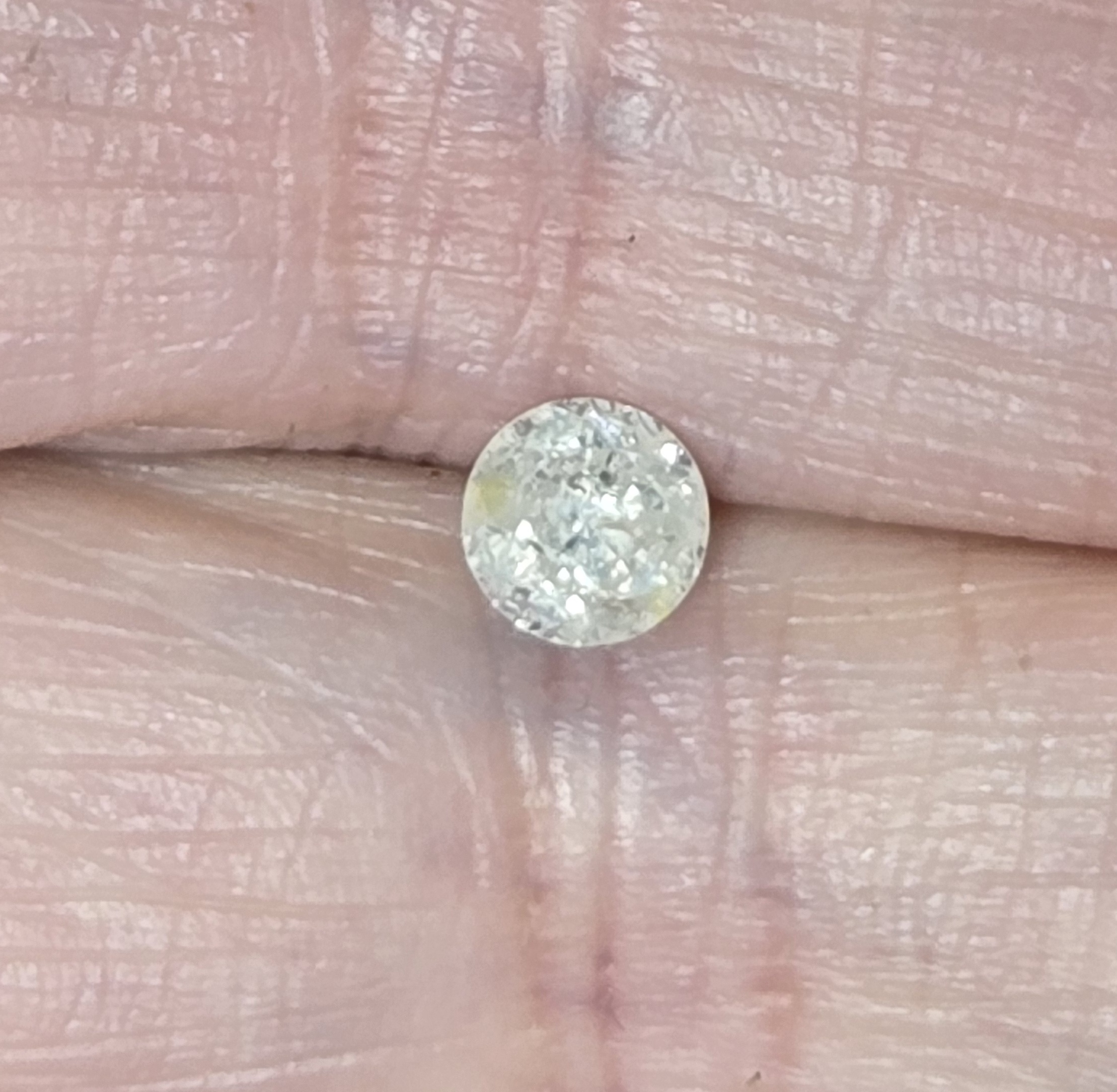 No Reserve .55 ct Natural Diamond Round Cut Loose Gemstone