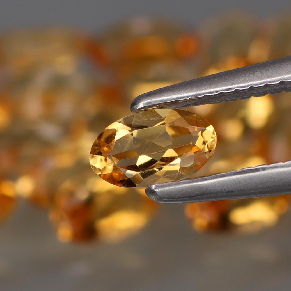 No Reserve VVS Natural Citrine Oval Cut Loose Gemstone