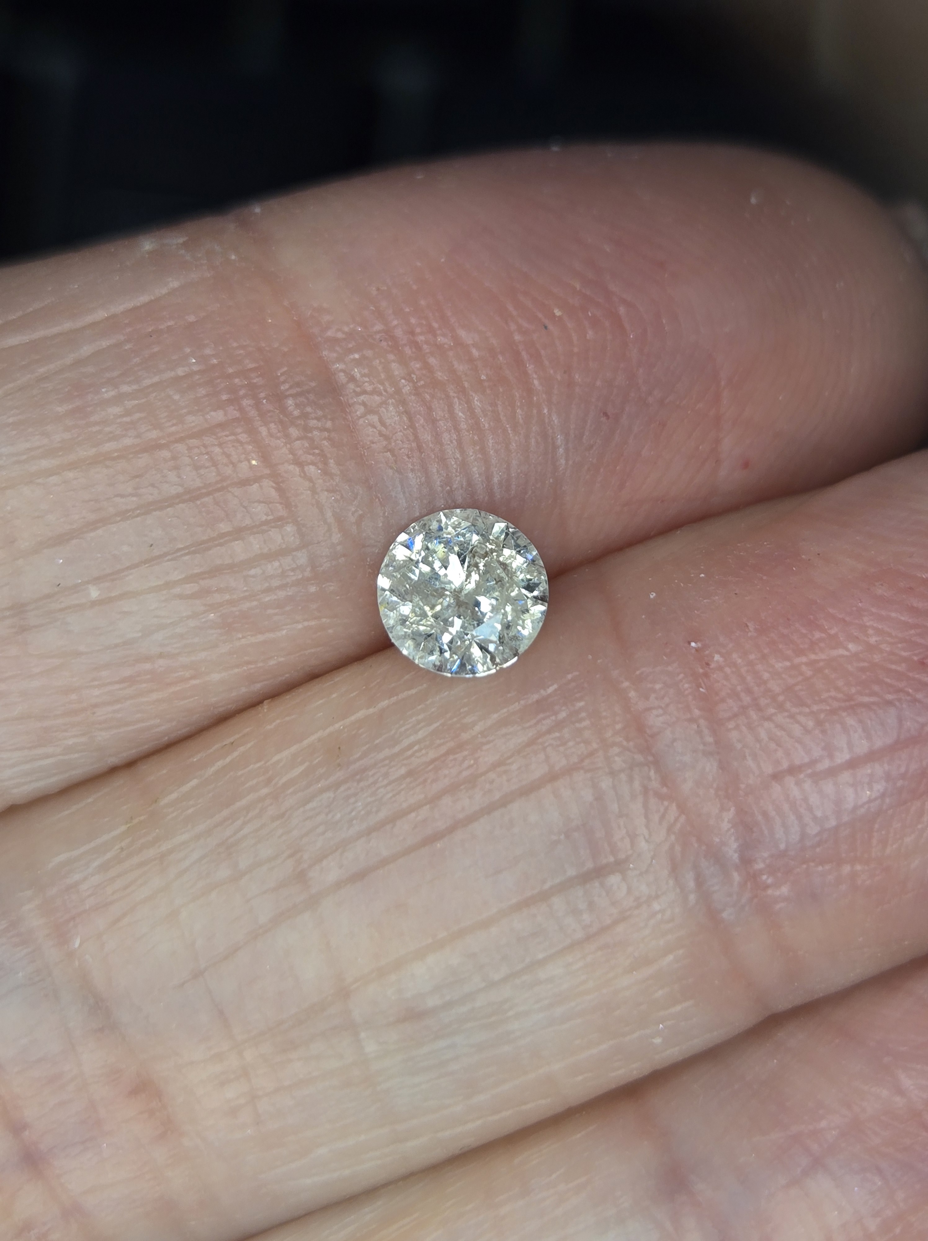 No Reserve .50 ct Natural Diamond Round Cut Loose Gemstone