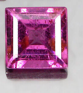 No Reserve VVS Natural Garnet Square Cut Loose Gemstone