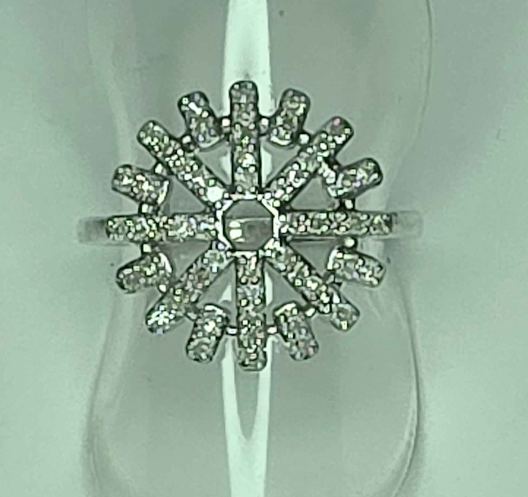 No Reserve .50 ct Natural Diamond Ring size 7