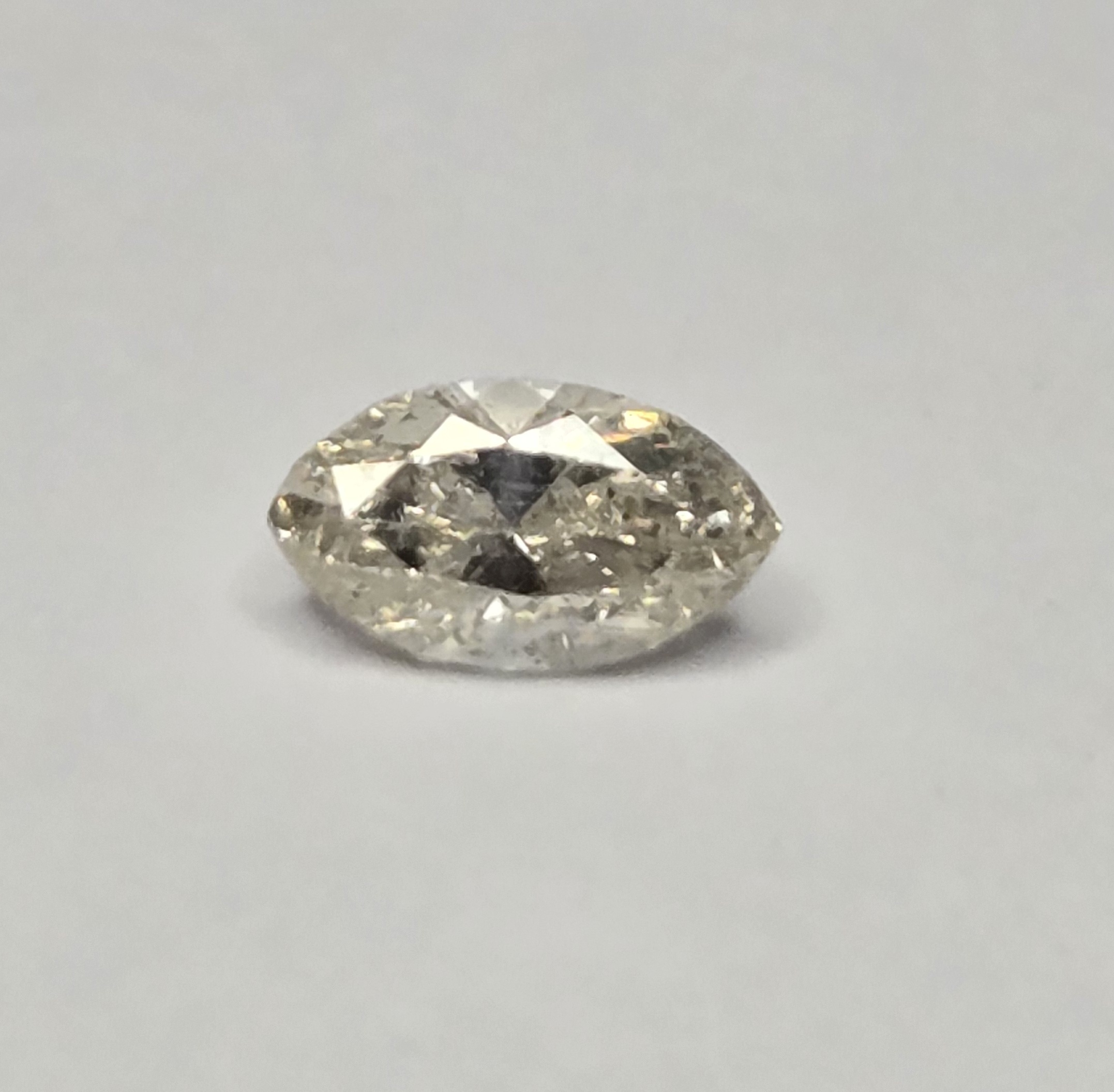 No Reserve .36 ct Natural  Diamond Marquise Cut Loose Gemstone