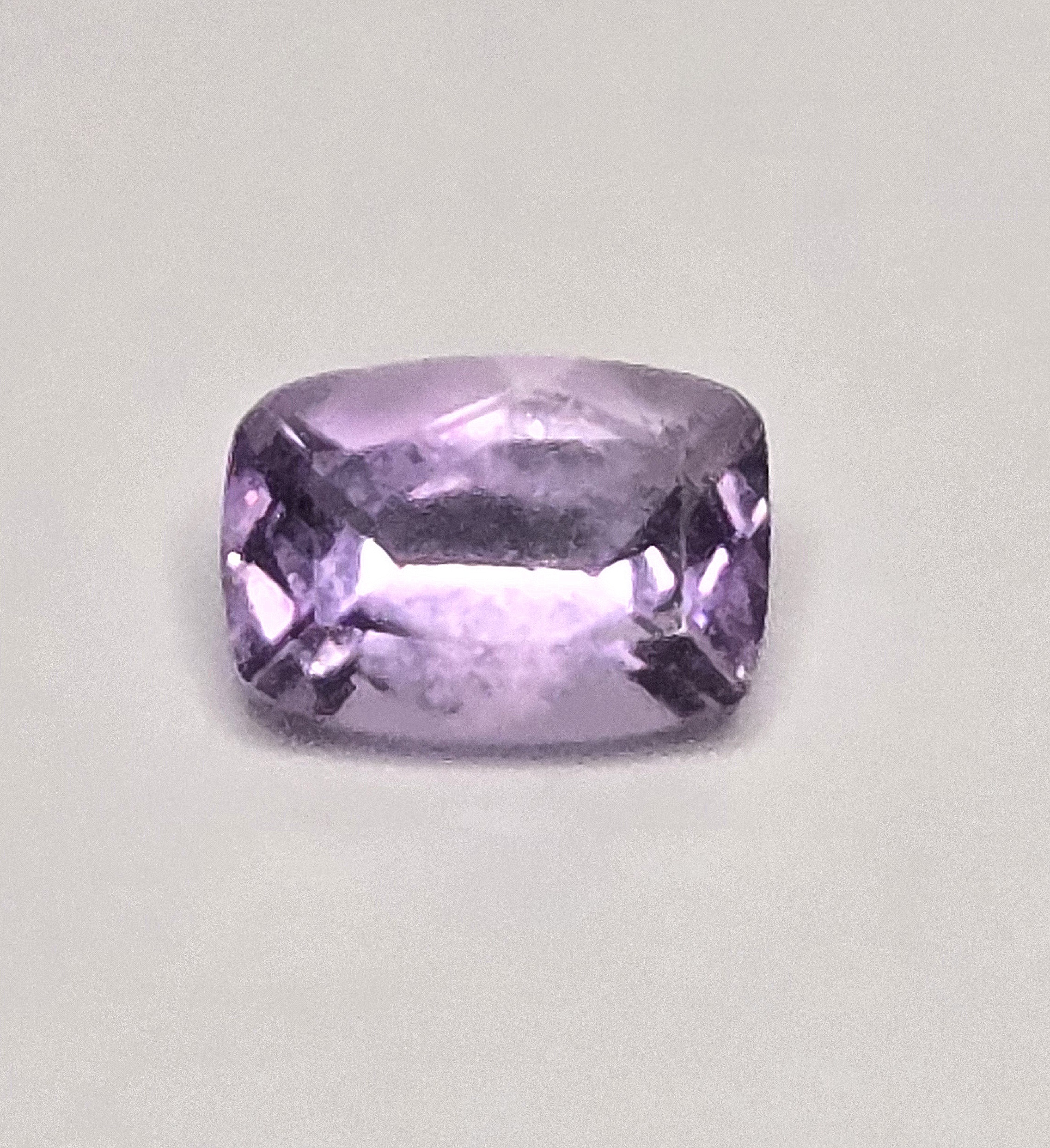 No Reserve 6x4mm Amethyst Cushion Cut Loose Gemstone