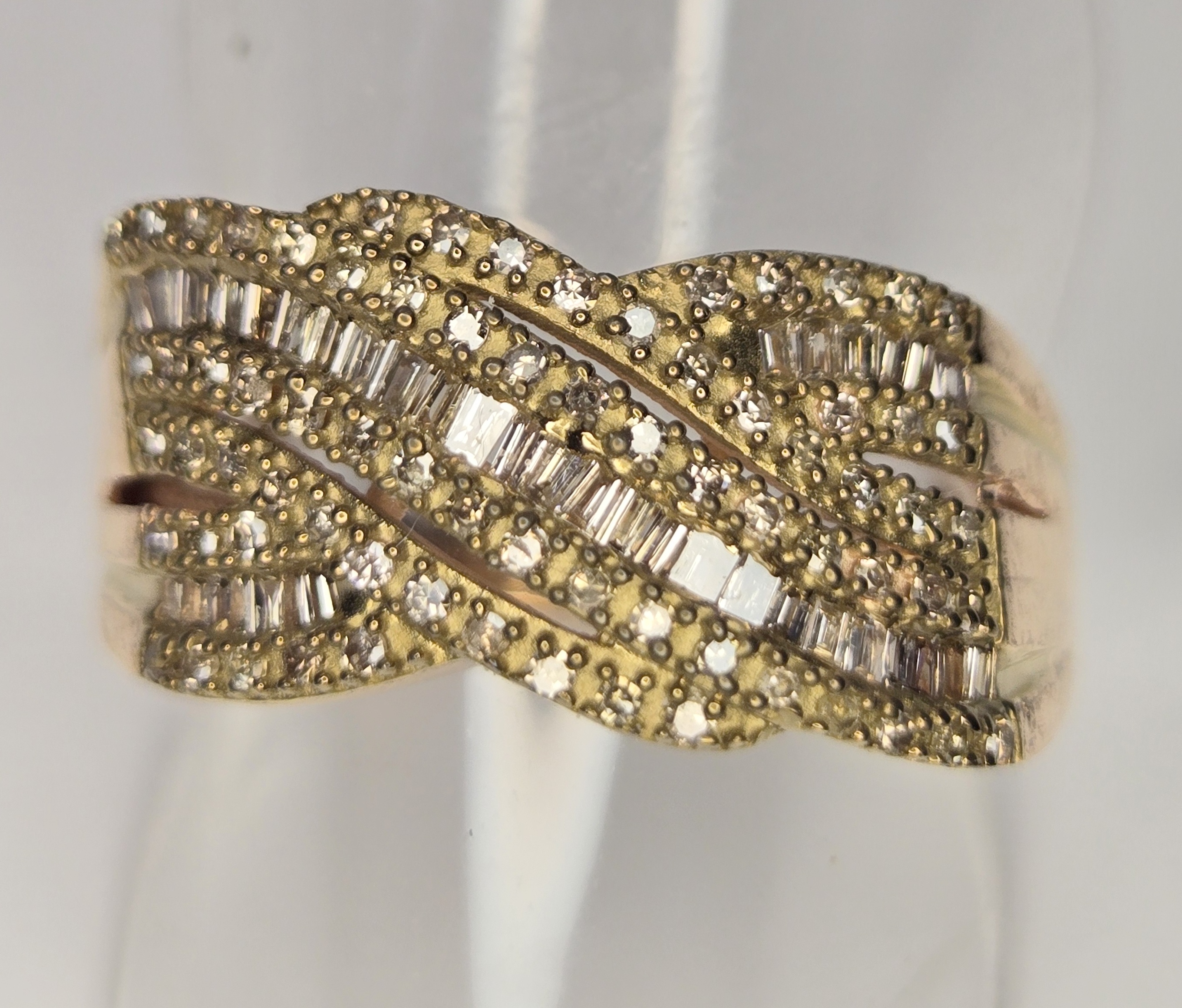 No Reserve 1.01 ct Natural Champagne Diamond  Ring Size 8