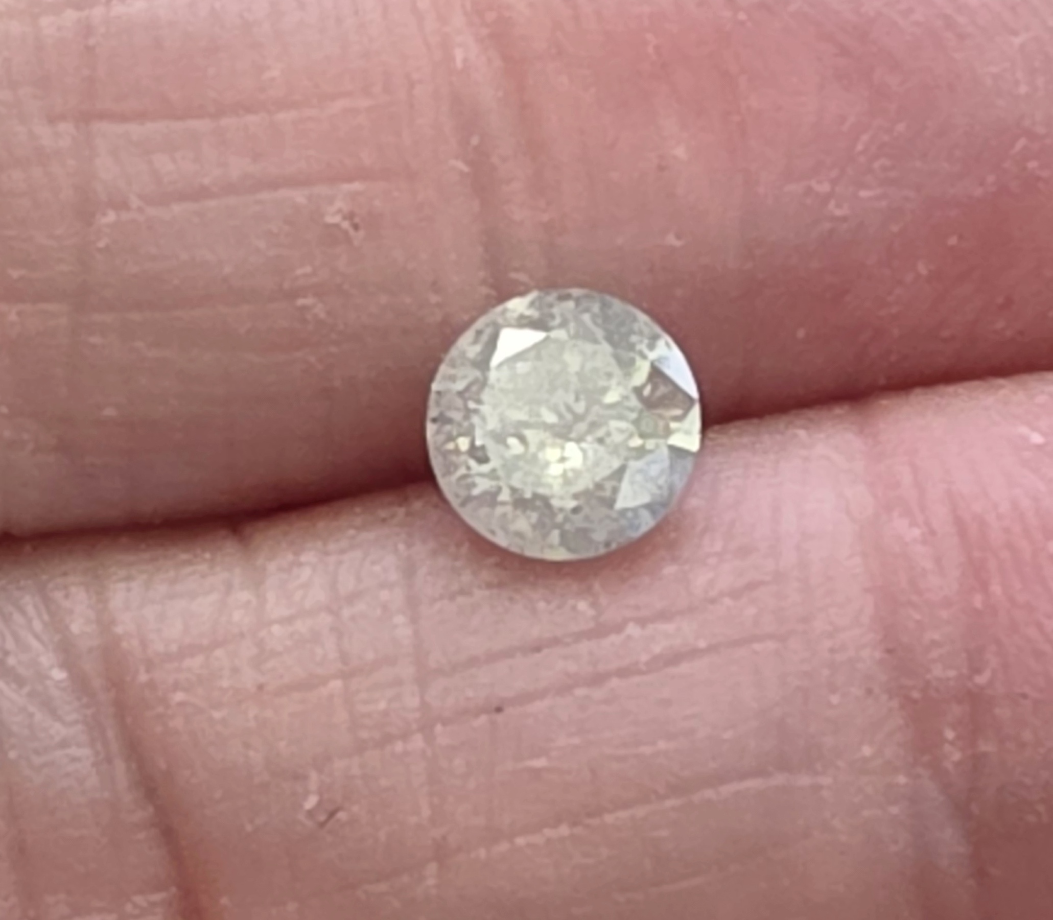 No Reserve .85 ct Natural Diamond Round Cut Loose Gemstone