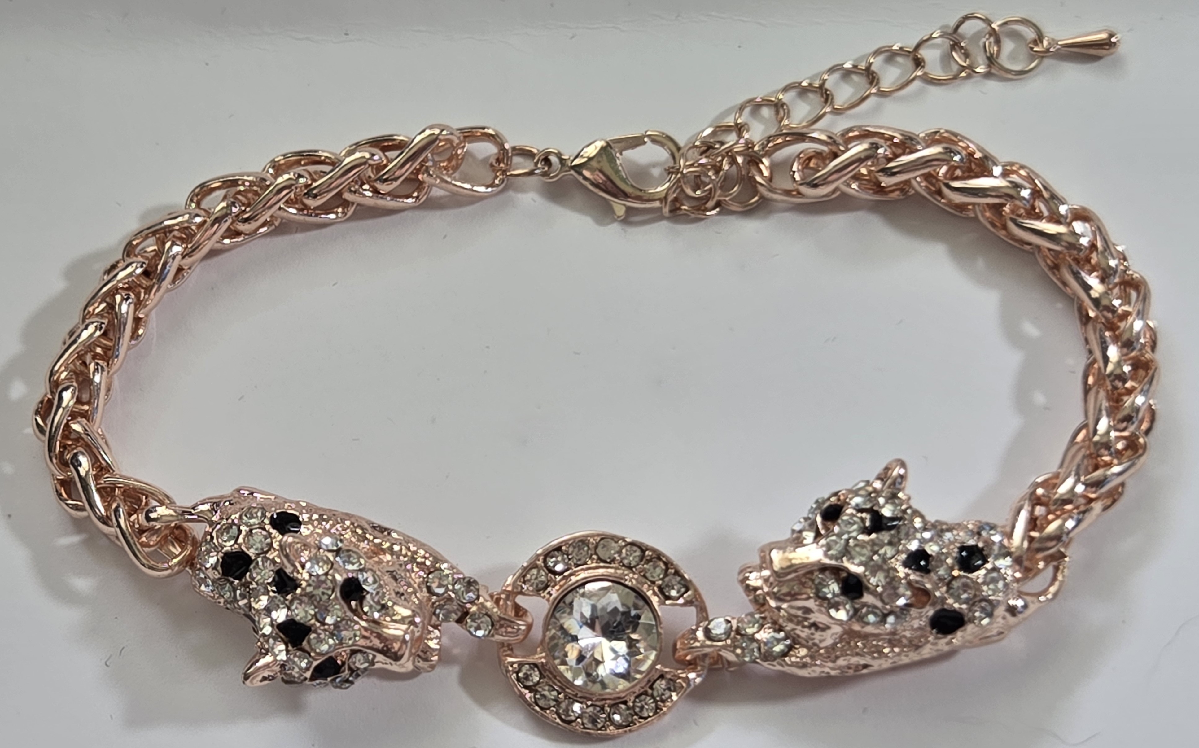 No Reserve Austrian Crystal Tiger Bracelet