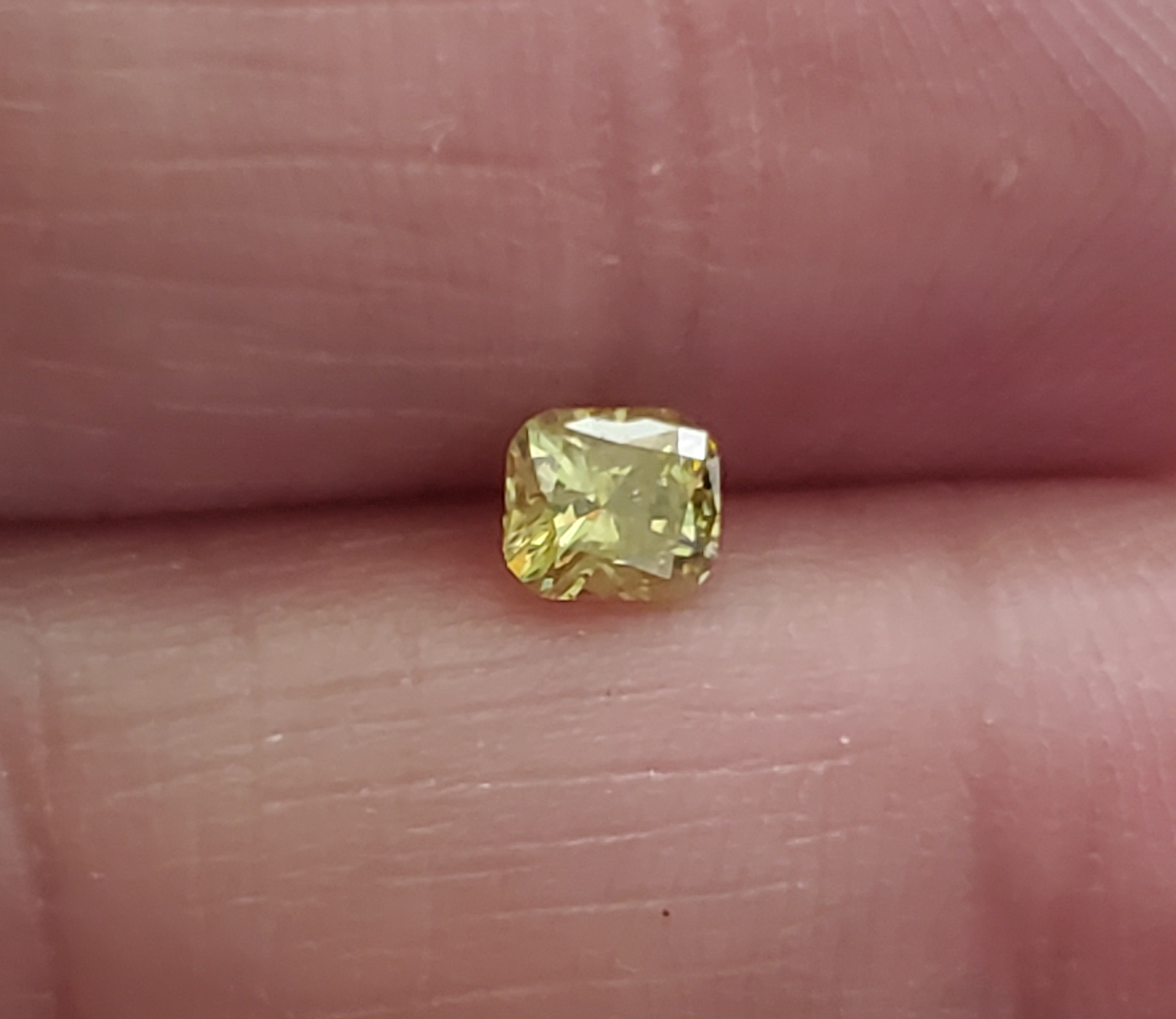 No Reserve .30 ct Natural Diamond Cushion Cut Loose Gemstone Property Room