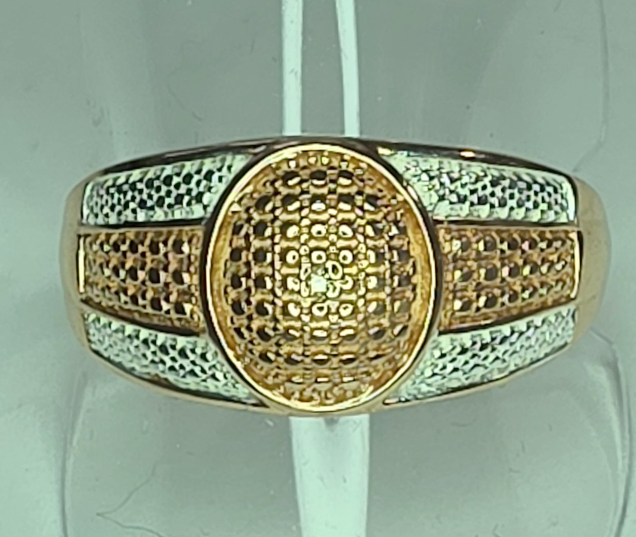 No Reserve Natural Diamond Ring Size 10 RG